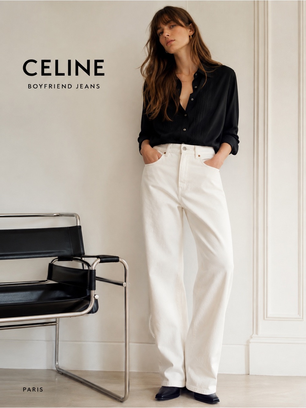 CELINE 2026 Boyfriend Relaxed Jeans